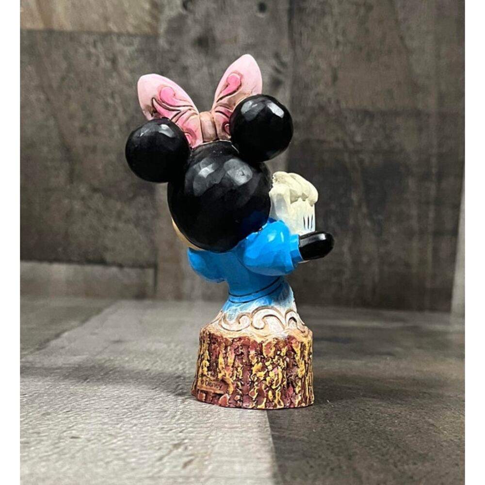 Disney Traditions Jim Shore 2013 Minnie Mouse Carved by Heart Figurine 4033289 - Picture 6 of 7